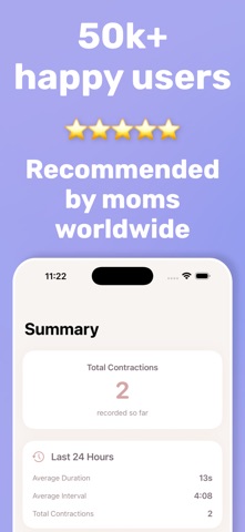 Contraction Timer: Pregnancy screenshot