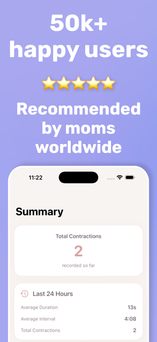 Contraction Timer: Pregnancy Screenshot 2 of 6