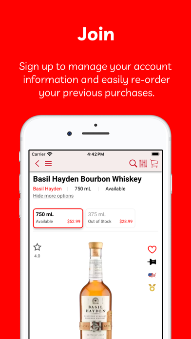 Wine Delivery NYC iPhone screenshot 4 - Shopping app