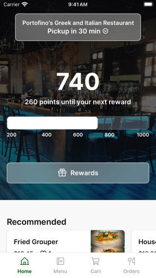 Portofino's To Go iPhone screenshot 1 - Food & Drink app