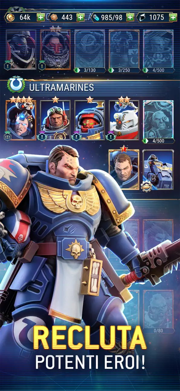 Warhammer 40,000: Tacticus ™ iOS Mod IPA screenshot 2 - iOS game interface