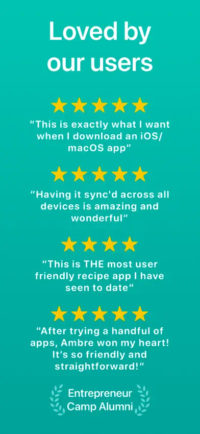Ambre: Recipe Organizer screenshot 2