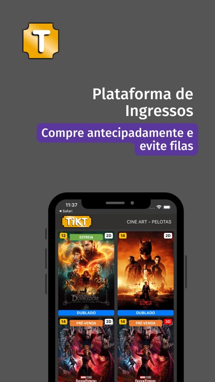 Tikt - Plataforma de Ingressos