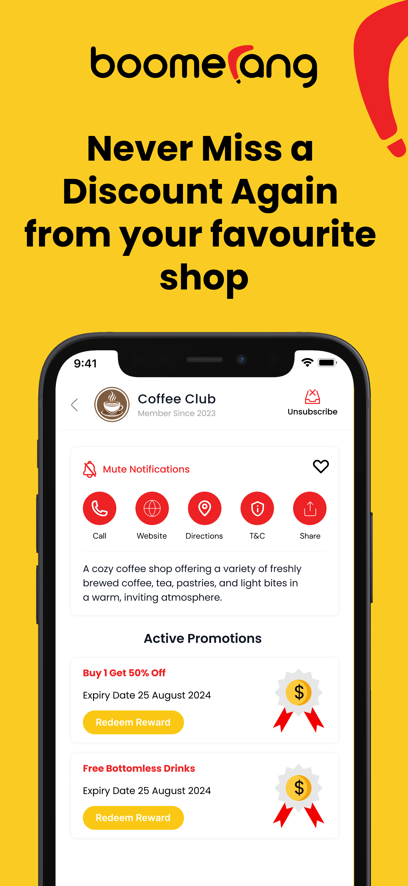 Boomerang Loyalty screenshot 3