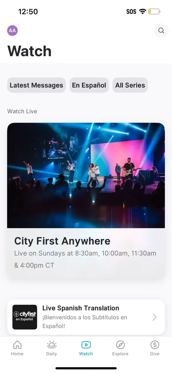 Screenshot #1 pour City First Church