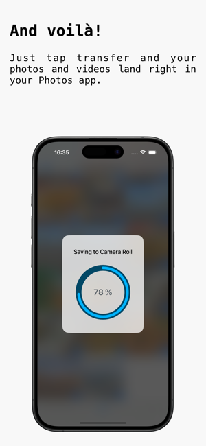 ‎Rollit: Photo Transfer App Screenshot