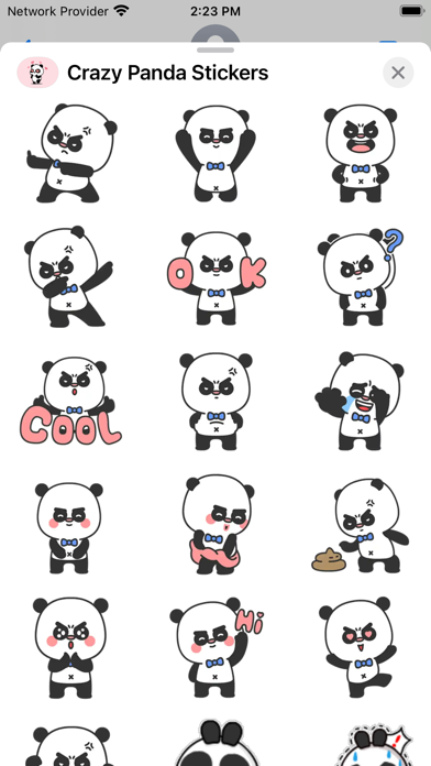 Screenshot 4 of Crazy Panda Sticker- WASticker App