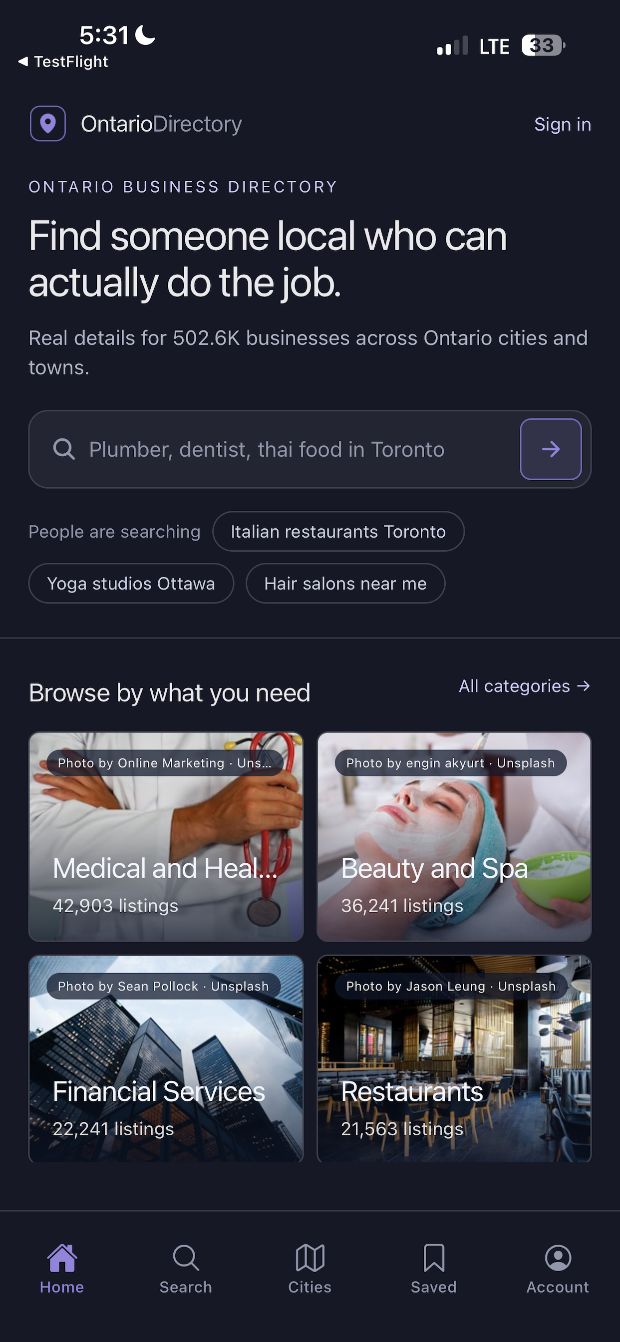 Ontario Directory screenshot 5
