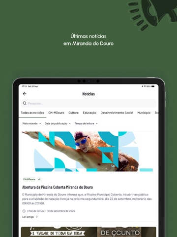 La Nubre iPad screenshot