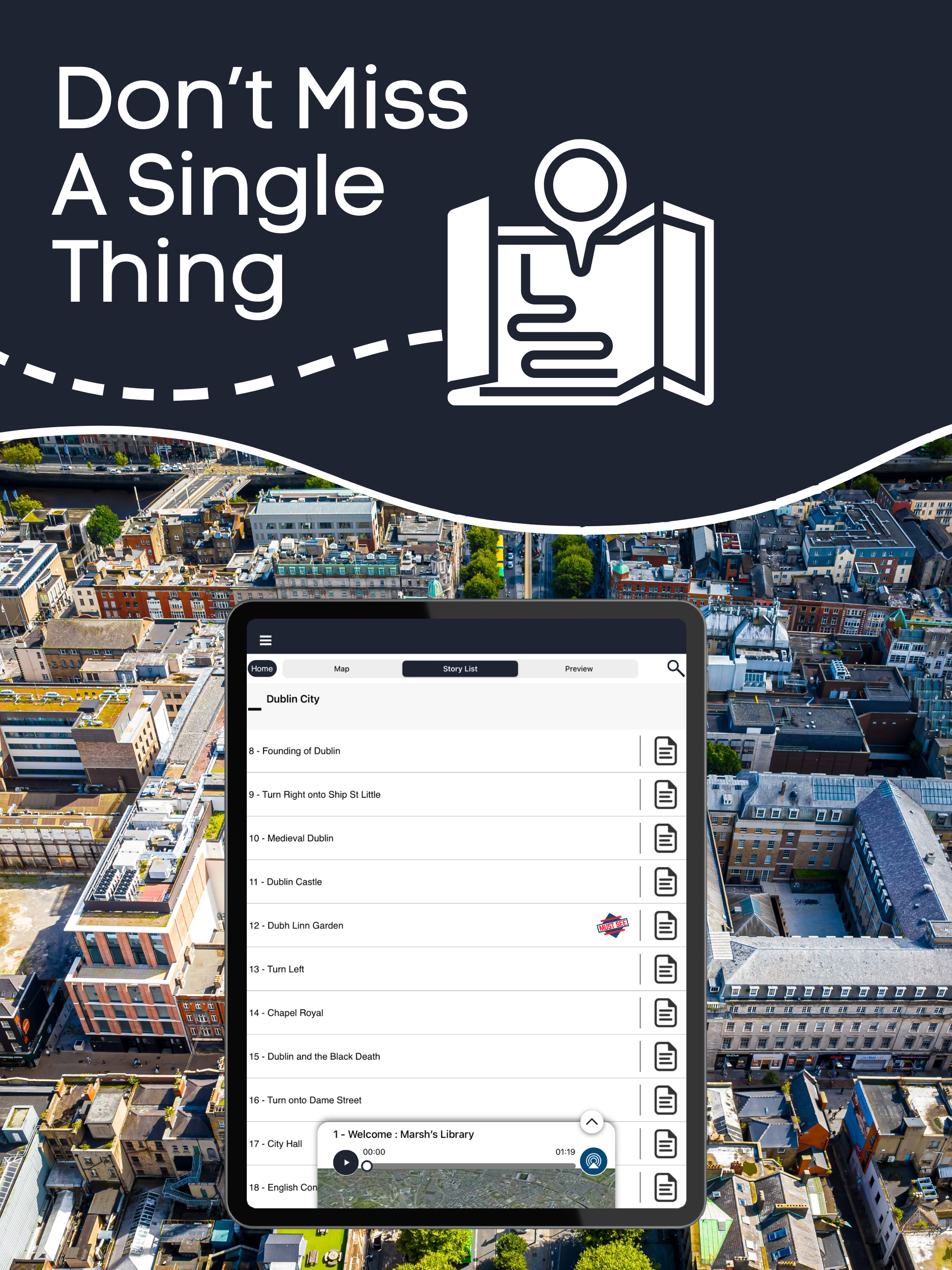 Dublin Offline GPS Audio Guide screenshot 11