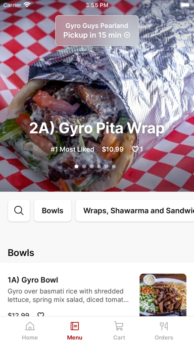 Gyro Guys iPhone screenshot 2 - Food & Drink app