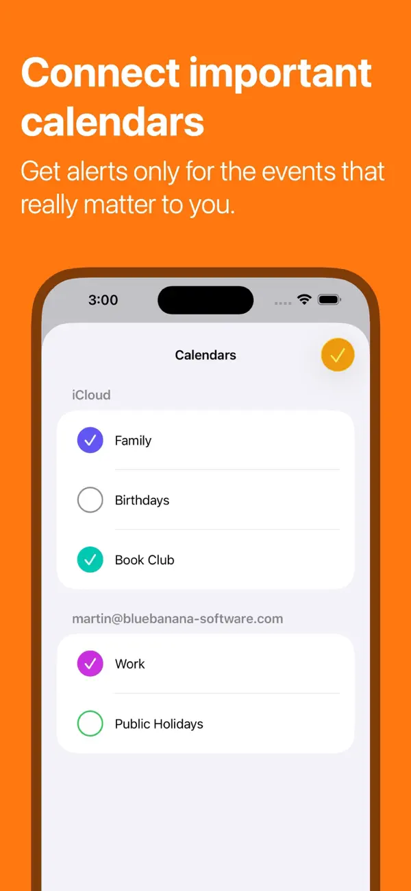 #4. Meeting Reminder In Your Face (iOS) Av: Martin Hoeller