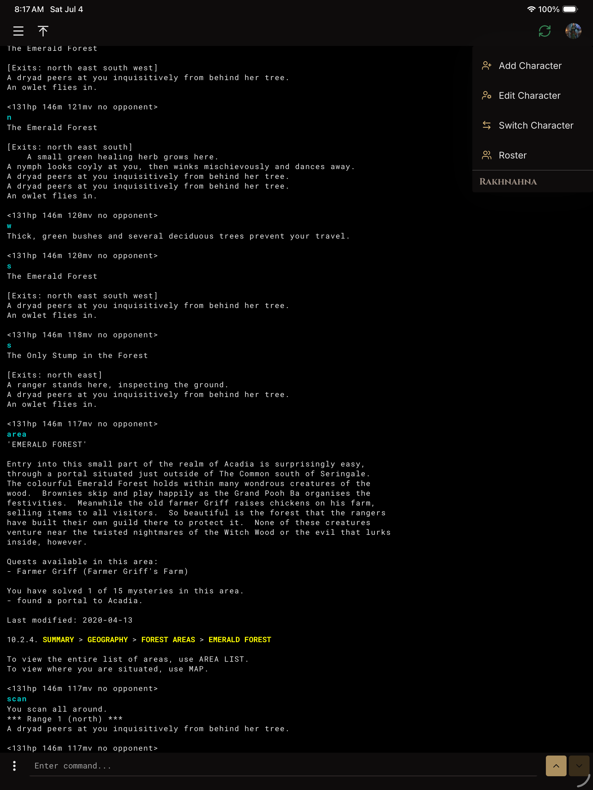 MudMonster: MUD Client screenshot 11