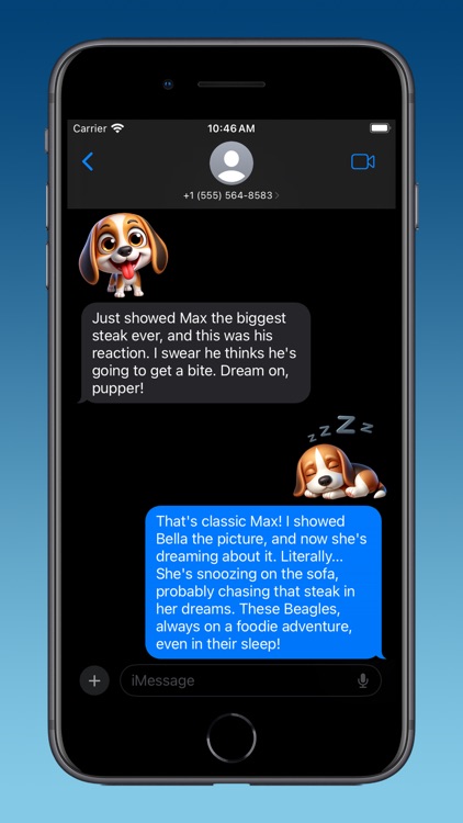 Beagle Emojis screenshot-3