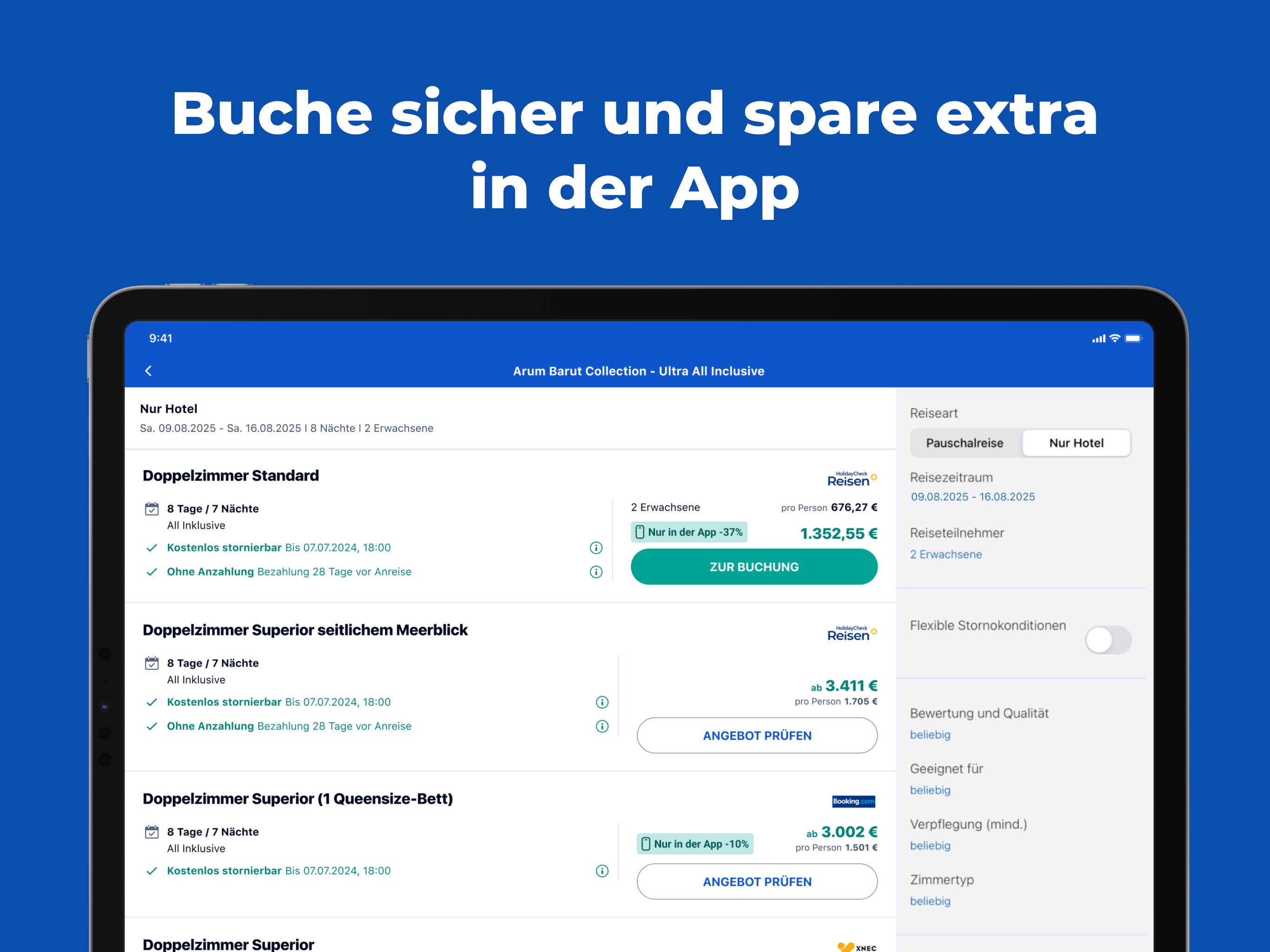 HolidayCheck - Travel & Hotels