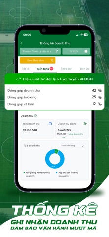 ALOBO - Quản lý sân thể thao iPhone screenshot