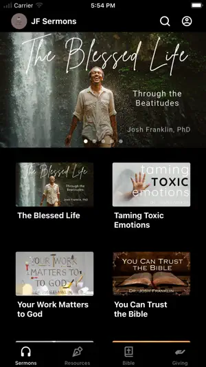 Josh Franklin Sermons screenshot 1