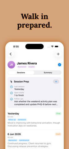 AfterSession screenshot