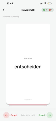 Mein Wortschatz auf Deutsch screenshot