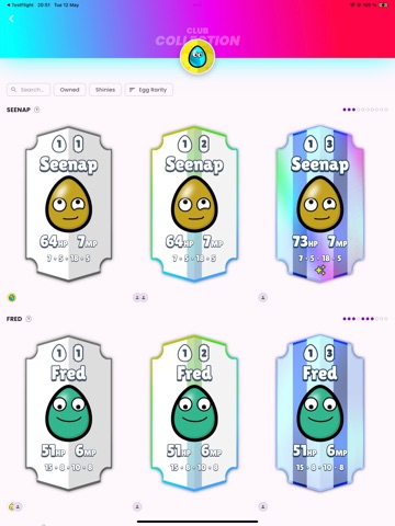 Shellkeep: Card Collector iPad screenshot