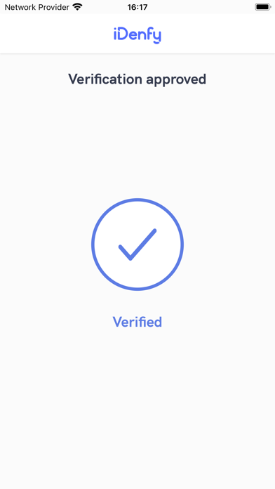 iDenfy Identity Verification Screenshot