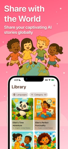 StoryFactory: AI Story Books iPhone screenshot