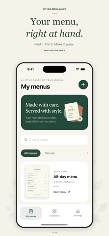 Offline Menu Maker Screenshot 7 of 8
