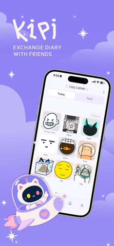 Kipi: Mood Diary with Friends screenshot