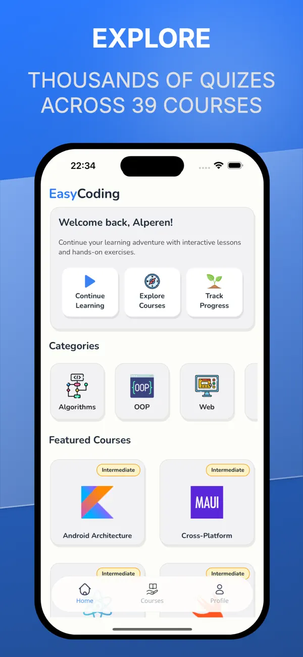 #1. EasyCoding: Learn Programming (iOS) By: Burak Alperen Ylmaz