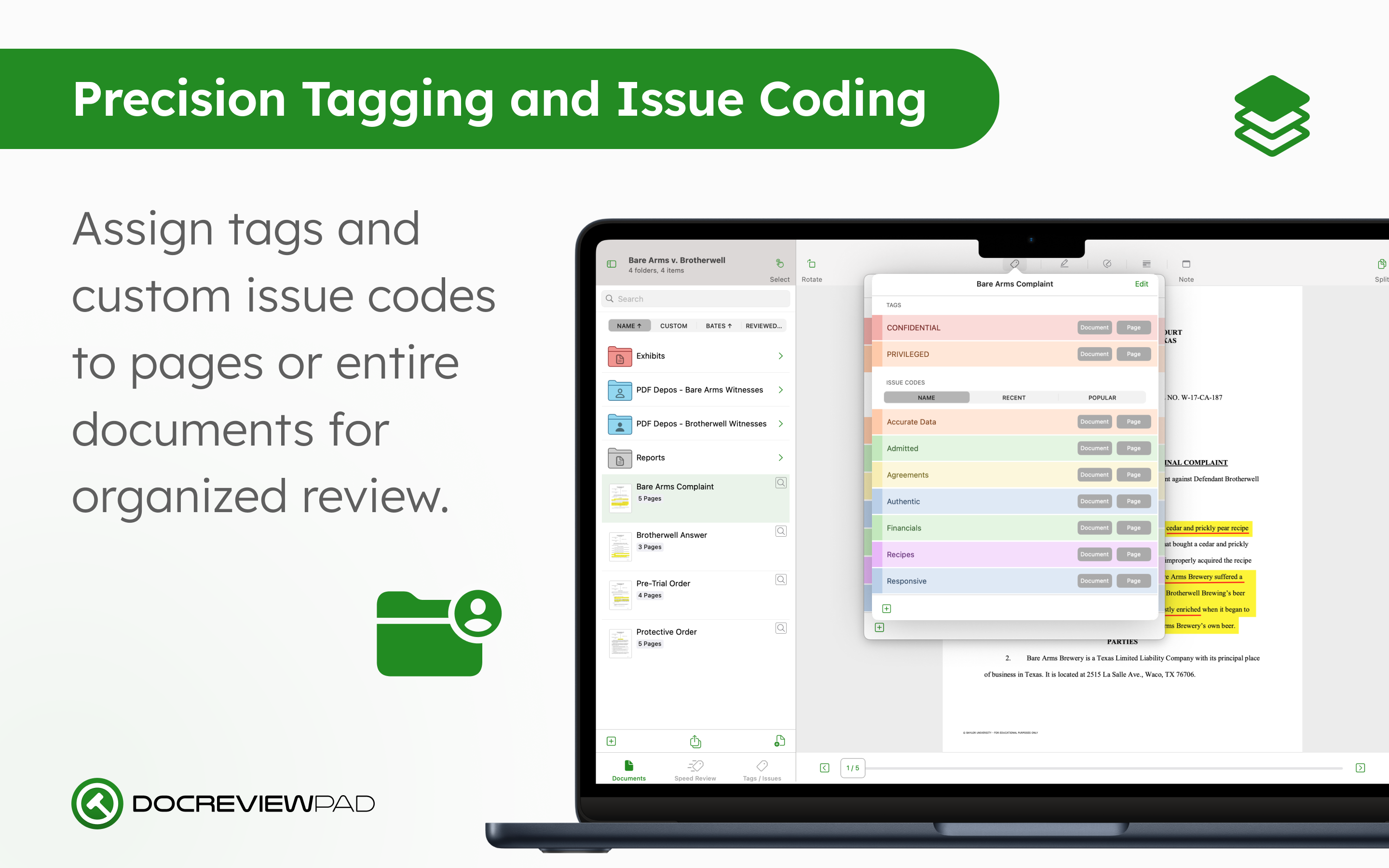 DocReviewPad - Review Docs screenshot 11
