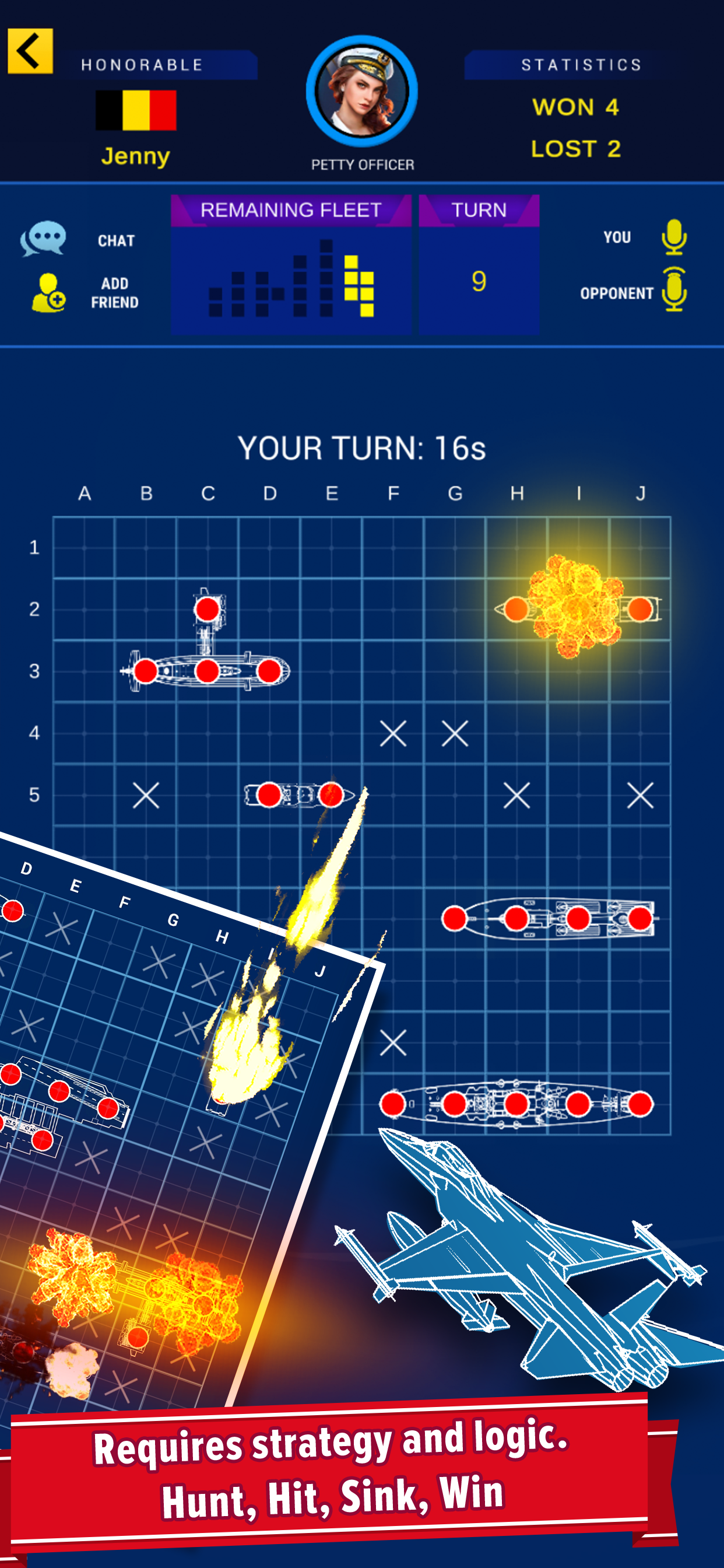 Sea Battle Warship Fleet screenshot 3