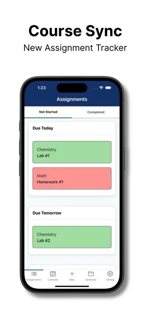 Course Sync - School Tracker screenshot 1