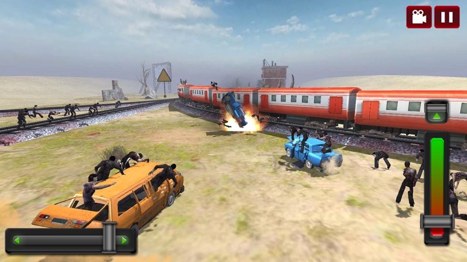 #3. Zombie Attack: Train Simulator (iOS) 作者: Gamezeniq Technologies