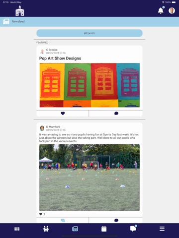 Farlington School iPad screenshot