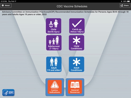 Screenshot #4 pour CDC Vaccine Schedules