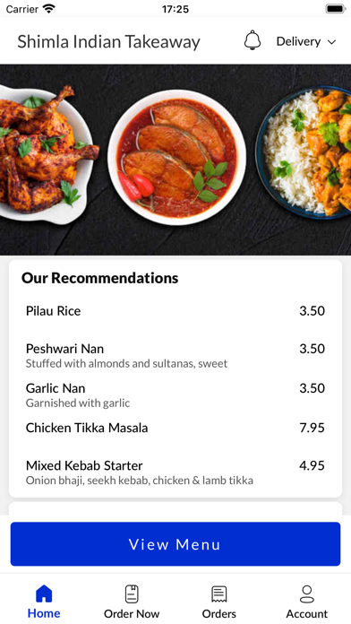 Shimla Indian Takeaway Screenshot