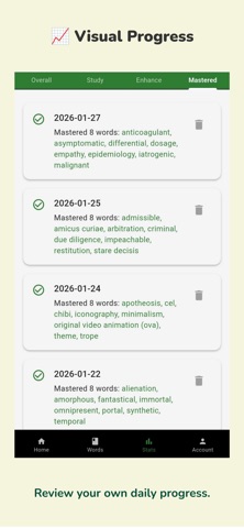VocabEx screenshot