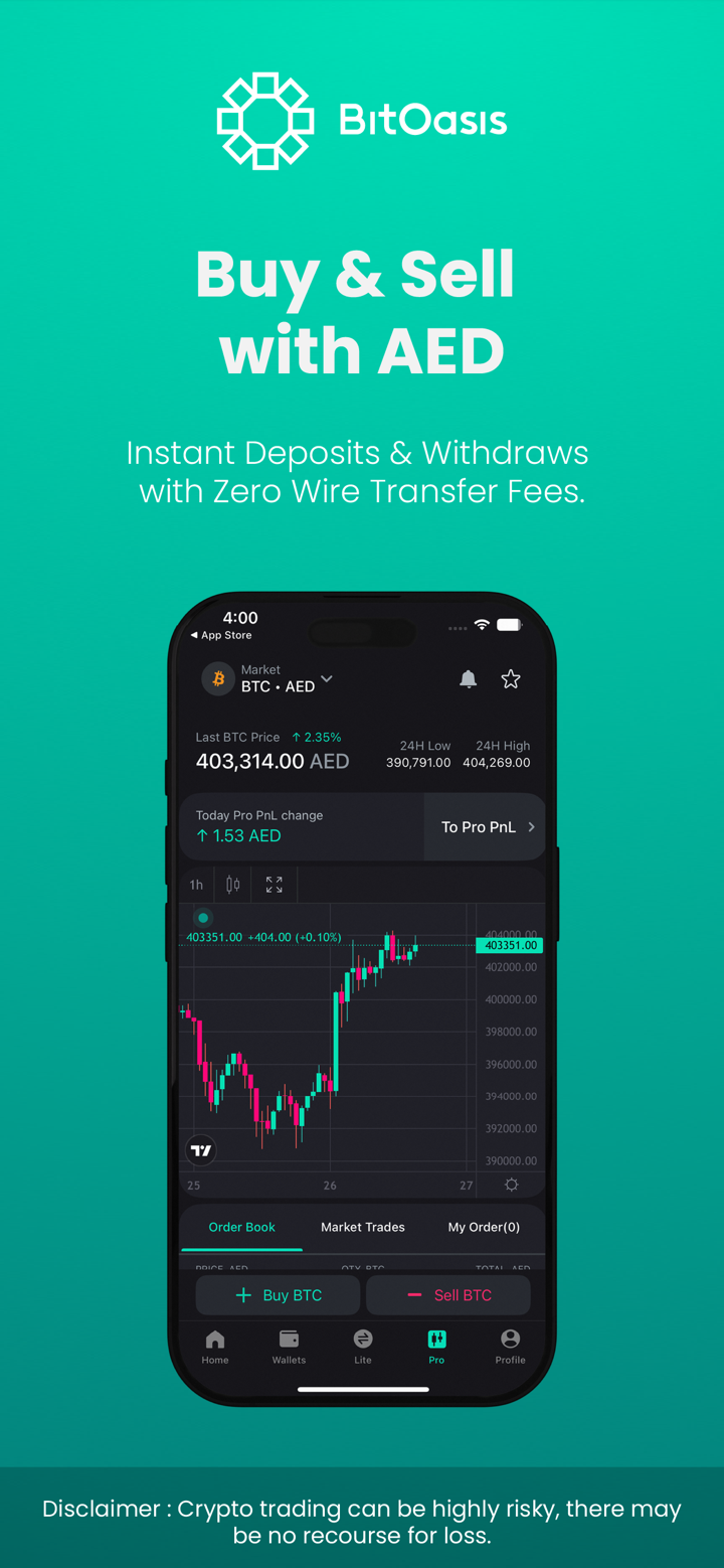 BitOasis: Buy Bitcoin & Crypto screenshot 4