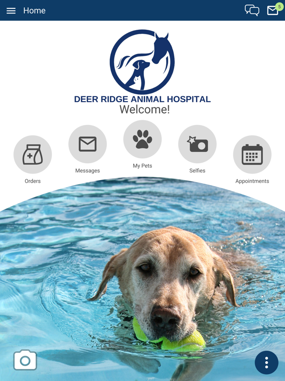 Deer Ridge Animal Hospital iPad screenshot 1 - Business app