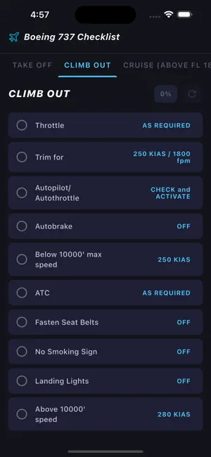 Boeing 737 Checklist screenshot 1