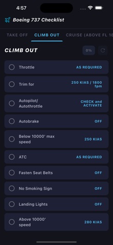 Boeing 737 Checklist Screenshot 1 of 5