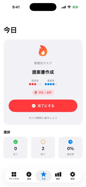 優先順位マトリクス screenshot 3