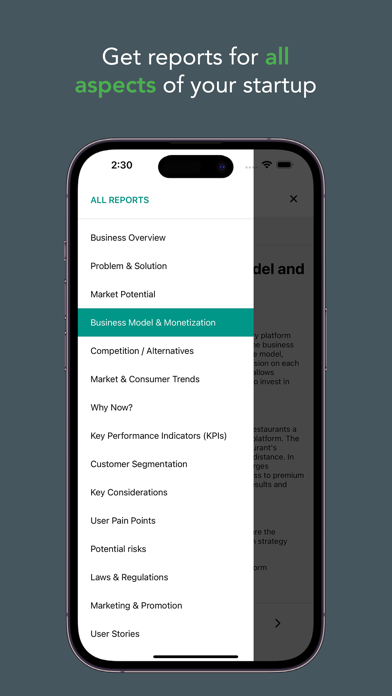 Startup AI: Idea Validator Screenshot