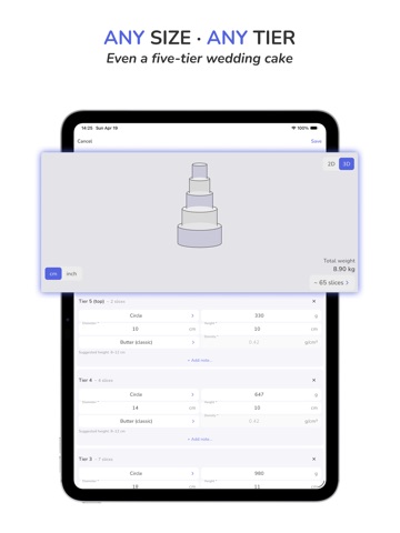 Cookara Recipe Cost Calculator iPad screenshot 6