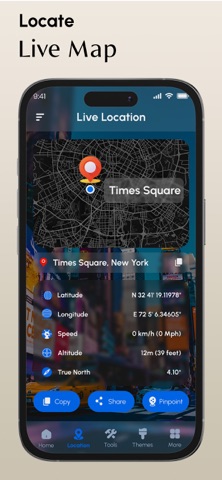 Compass & Location Tracker Screenshot 3 of 8