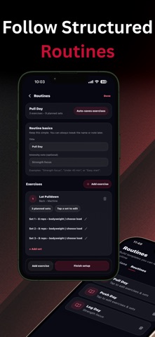 TrackForge - Workout Tracker Screenshot 4 of 6