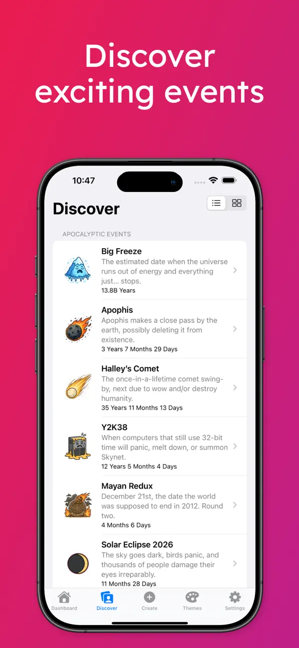 #3. Cursed Countdowns (iOS) Ved: FiveSheep OU