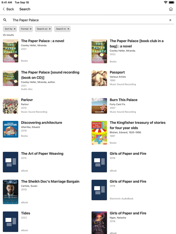 Screenshot #6 pour Oxford County Library Mobile
