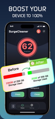 SurgeCleaner: One-Tap Clean Up Screenshot 2 of 5