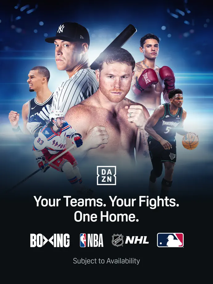 DAZN iPad screenshot 1